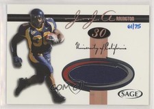 2005 SAGE Jerseys Gold 61/25 JJ Arrington #J1 h3a