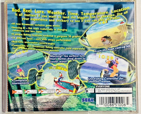 Vintage Sega Dreamcast SEGA BASS FISHING WITH MANUAL! 1999 SEGA SPORTS NICE!