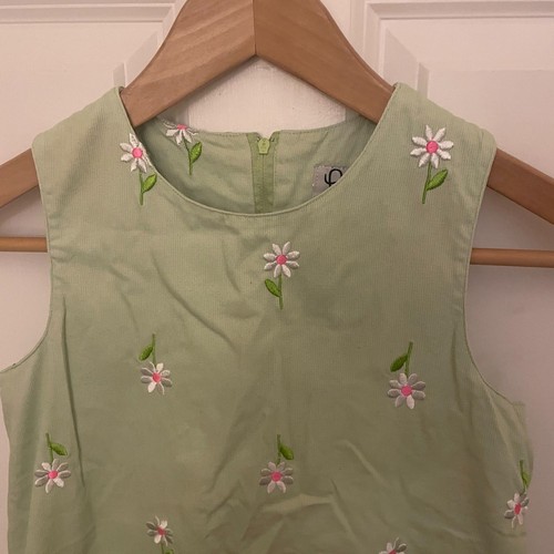 Lilly Pulitzer Vintage Kids Daisy Dress Sz 8 100% Cotton Floral Preppy Pastel - Picture 6 of 9