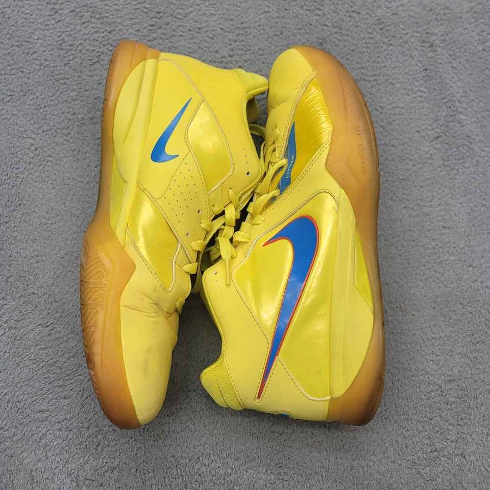 Nike 417279-700 Shoes Mens 11.5 Yellow Blue Zoom KD 3 Christmas Vibrant 2010 - Image 2 of 4