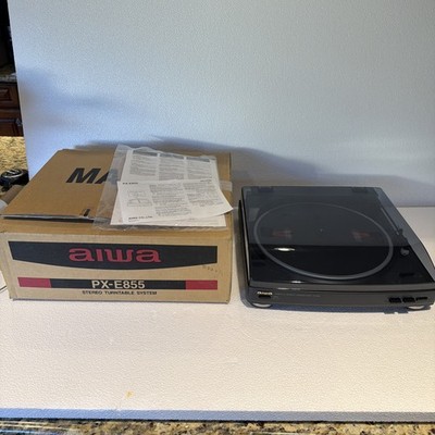 Aiwa PX-E855 Stereo Turntable  System -Manual