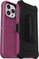 OtterBox Defender Pro Series Case and Holster for iPhone 14 Pro Max  Pink