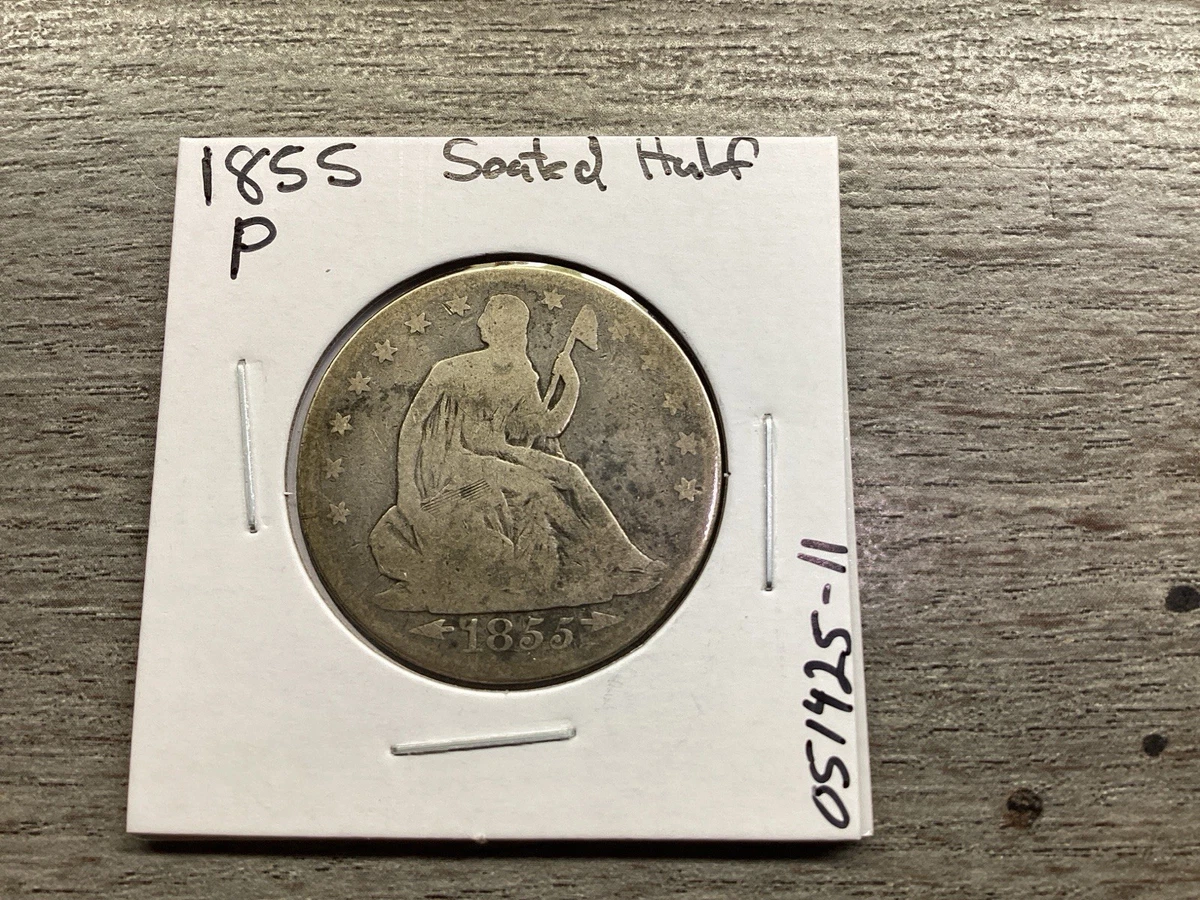 1855 Year Seated Liberty US Half Dollars (1839-1891) for sale | eBay