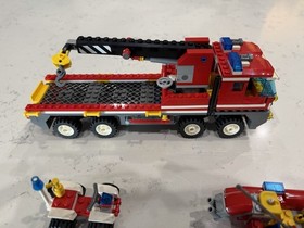 Lego City Fire truck And Fire boat Set 7213, Missing 3 stickers
