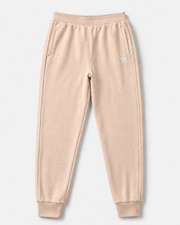 Adidas Originals Youth Large Beige Fleece Joggers Trefoil Sweatpants 13/14Y