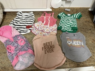 Lot Of  Female XS/S Dog Clothes, Diapers Misc