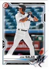 Jose Salas Miami Marlins 2021 Bowman Draft
