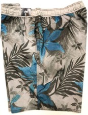 Roundtree Yorke Floral Swim Trunks True Blue S55MR423B Size 2XB New