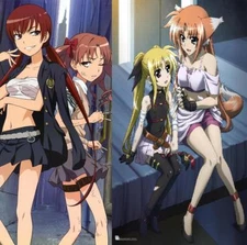 A Certain Scientific Railgun Magical Girl Lyrical Nanoha MOVIE Long Poster FS TN