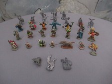 LOT OF 34 VIntage D D Fantasy Metal Miniatures Fighting Figures PAL PARTHA