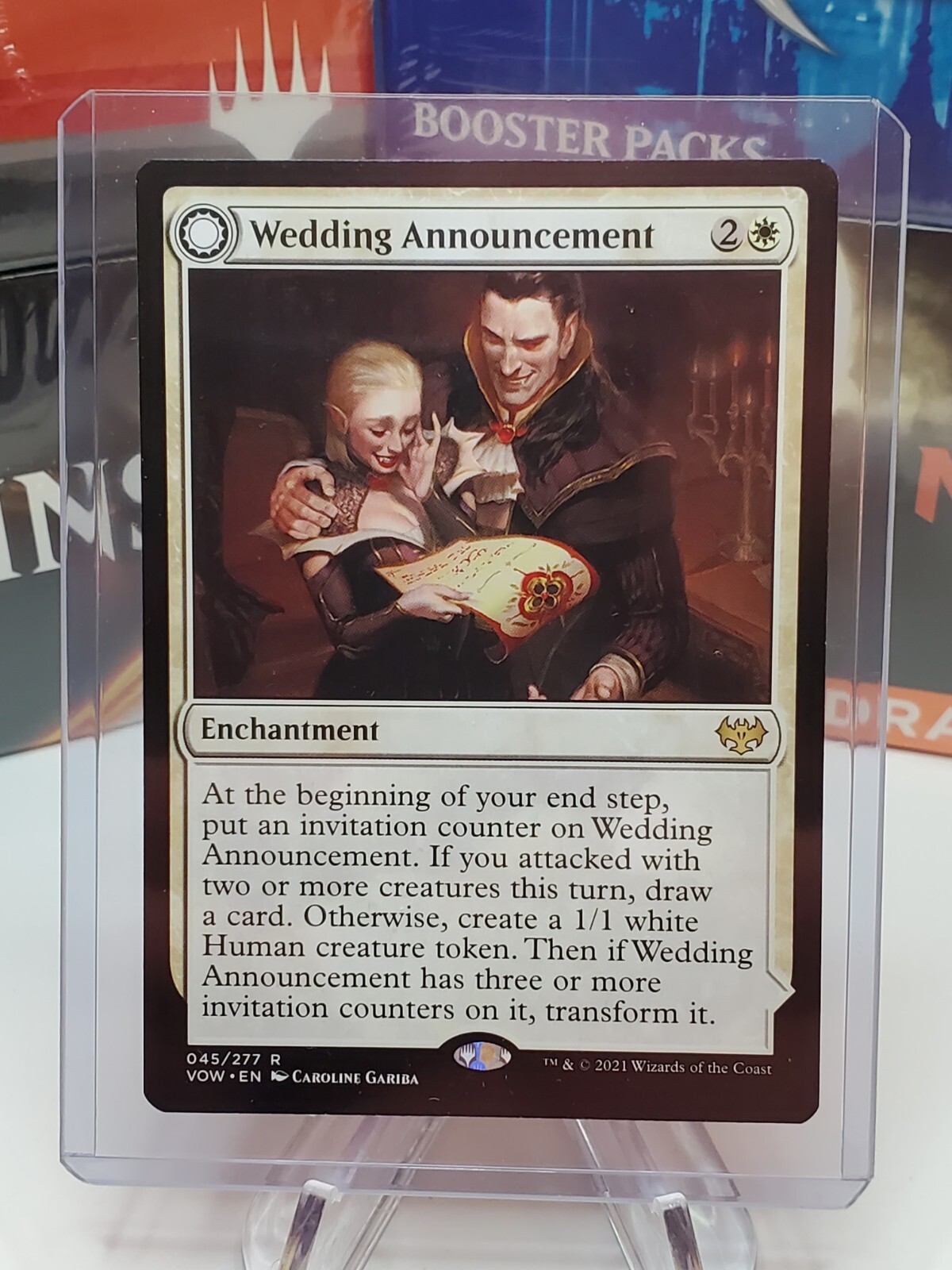Mtg wedding announcement magic cards nm m innistrad crimson vow rare