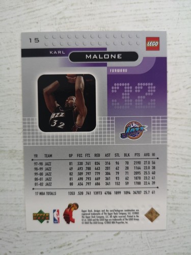 Lego Sports Trading Card - Malone Gold - Foto 2 di 2