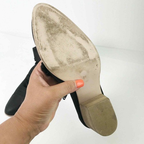 Botines de gamuza Sole Society Sparrow nobuck negro tostado para mujer 10 - Imagen 6 de 11