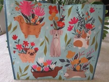 100% Reusable Large Market Tote Multi Colored Marshalls Set Of "Two" New