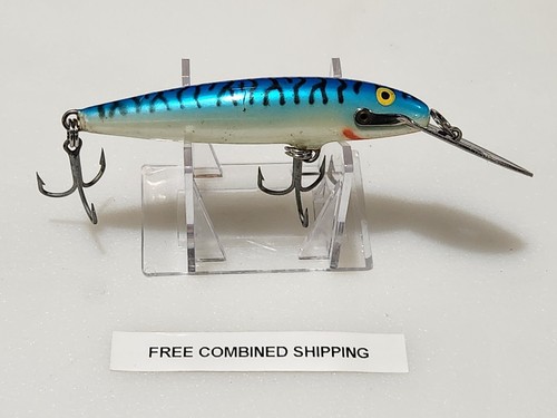 Rare Rapala Sinking Magnum #9 Crankbait Silver Blue Mackerel CD-9 SM MAG