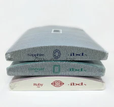 IBD JEWEL Nail FILES - Set of 10ct IBD Sapphire/Ruby/Emerald - Pick Any Kind