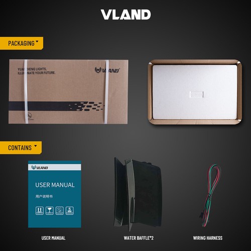 Luces traseras LED de lente ahumada VLAND para luces traseras sedán Hyundai Sonata 2011-2014 - Imagen 14 de 14