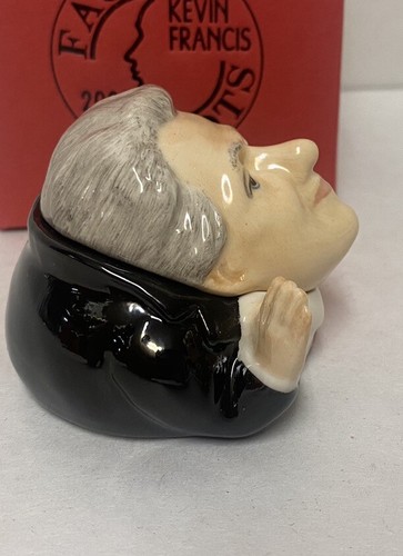 Kevin Francis Face Pot Bill Clinton With Box And COA 2001 - Picture 5 of 6