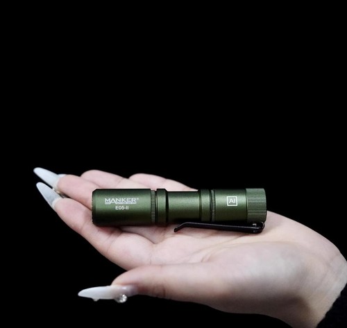 Linterna Mankerlight Titanio 1300 Lúmenes AA 14500 EDC 6500K MINI Antorcha - Imagen 47 de 57