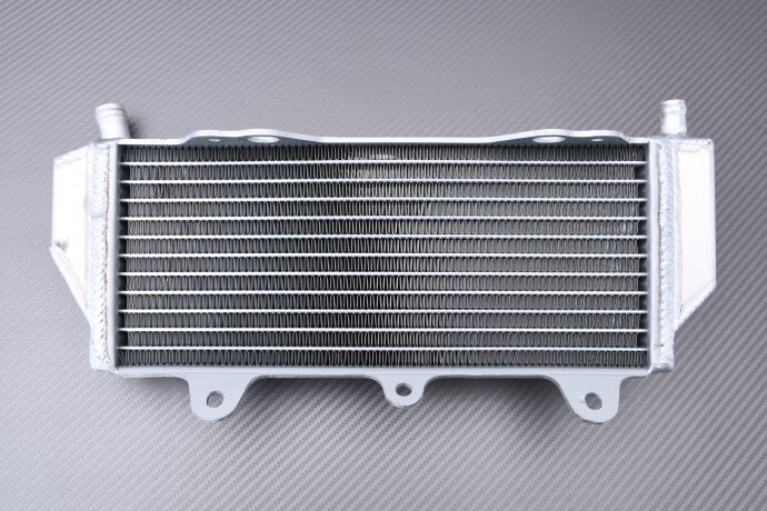 Radiateur alu gauche renforcé AVDB avec faisceau racing pour Yamaha WRF 450