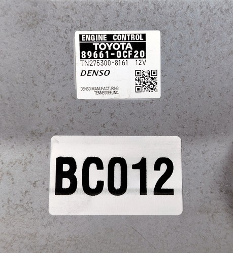 2010 TOYOTA TUNDRA 4.6L 2wd ENGINE CONTROL MODULE UNIT ECU ECM 89661-0CF20 - Picture 3 of 14