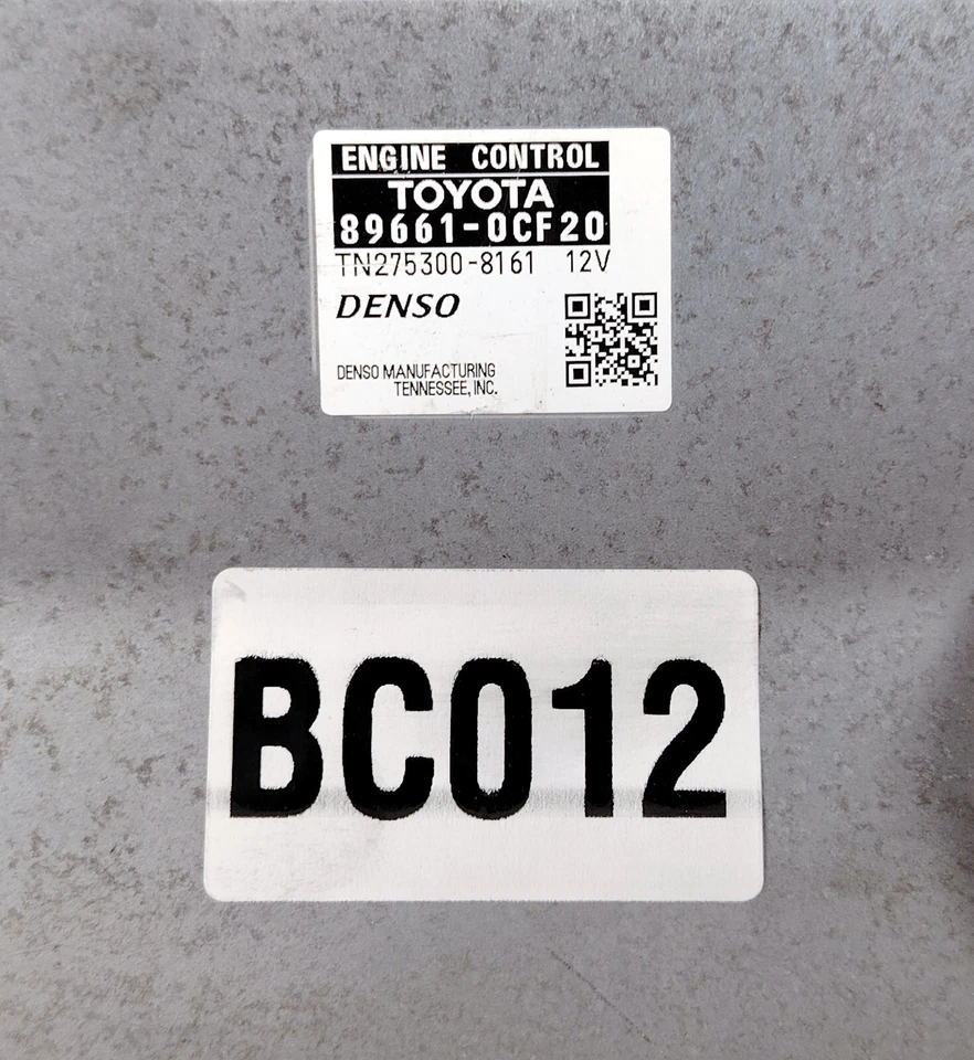 Toyota Tundra 2010 4,6 L 2x2 unidad de módulo de control del motor ecu ecm 89661-0cf20 Foto 3 de 4