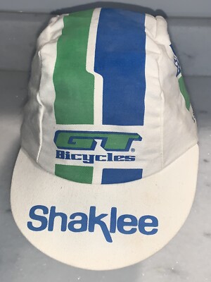 SHAKLEE BICYCES HAT CAP STRETCH TO FIT GT BICYCLES VINTAGE