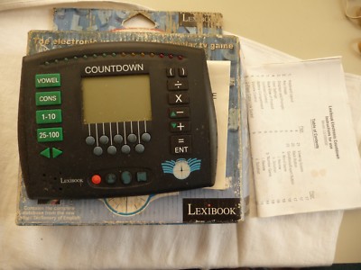 Denkspiel COUNTDOWN electronic LEXIBOOK LG1000GB + Box & Info US 1