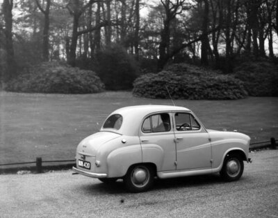 Austin A30 1952 Advertising Motor Show Car Old Photo 1