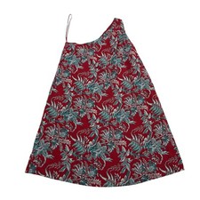 Ann Taylor LOFT Red & Green Floral Sleeveless Knee Length Dress Women’s Size XS