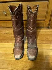 Double H Mens Leather Cowboy Boots Brown, Oil Resistant, Men’s Size 7D