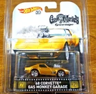 Hot Wheels Replica Entertainment Gas Monkey Garage '68 Corvette Gold 50th 2018