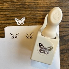 Martha Stewart Paper Punch Monarch Butterfly spring garden card scrapbook