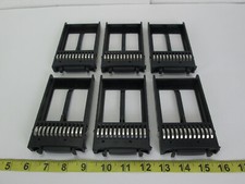 Lot of 6 2.5" Hard Drive Blank Carrier Caddies Bayer Bayblend FR2000 GE C6200