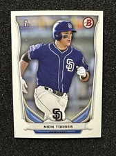 NICK TORRES #DP112 2014 Bowman Draft Picks Paper Rookie/Prospect QTY