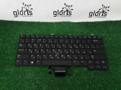 NEU Original Dell Latitude E7240 E7440 RU Tastatur HINTERGRUNDBELEUCHTUNG QWE...