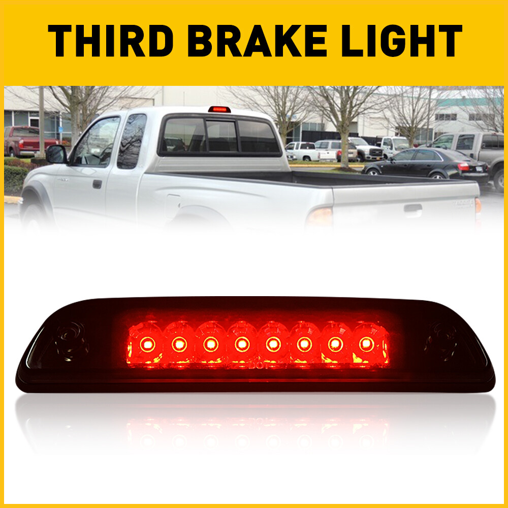 1995-2017 Toyota Tacoma Smoked 8-LED Super Bright 3rd Brake Light  