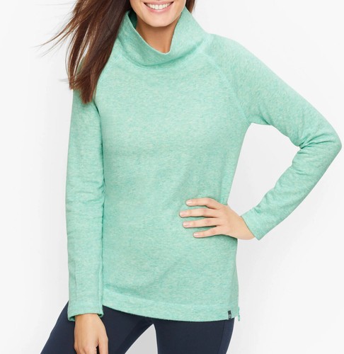 Talbots Featherweight Fleece Zip Hem 