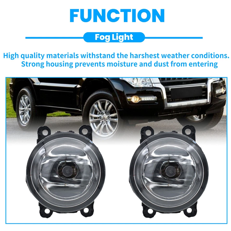 Faros antiniebla para parachoques Jeep Compass 2017-2020 bombilla H11 lente transparente derecha e izquierda Foto 4 de 4