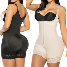 Women Shapewear Post Surgery Tummy Control Body Shaper Butt Lifter Bodysuit Faja