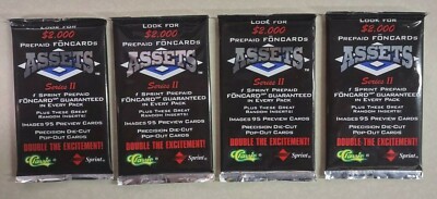 1995 Classic ''ASSETS'' Series II Sports Cards! 4 PACKS 6 CARDS PER PACK! FREE S&H