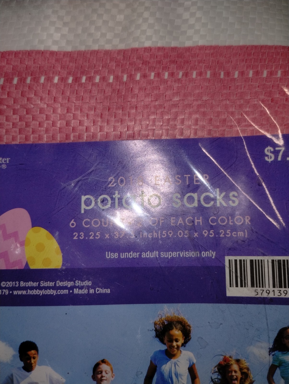 Easter Potato Sacks Brother Sister Design Studio NEW Stunning