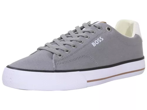 Canvas mens hugo boss trainers outlet