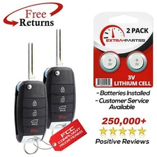 2 For 2014 2015 Kia Sorento Keyless Entry Flip Remote Car Key Fob TQ8-RKE-3F05