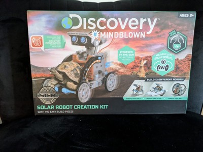 Discovery Kids Mindblown STEM 12-in-1 Solarroboter 190-teiliges Creation Kit   