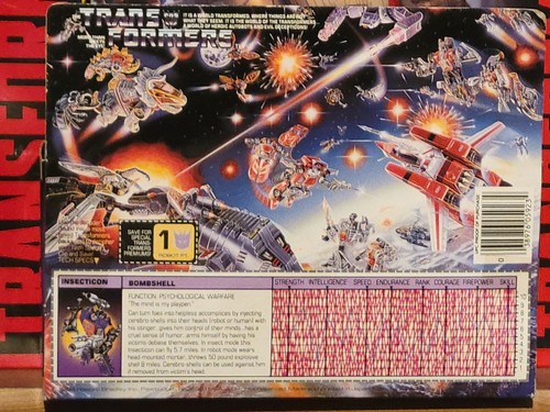 G1 Transformers Bombshell, Kickback & Shrapnel MISB Insecticons Set + Bonus Set! - Picture 3 of 22