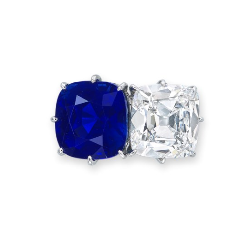 14.48tcw Belle Epoque Lab Sapphire Ring 925 Sterling Silver