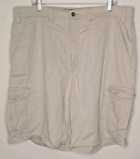 Levi s Khakis SilverTab Cargo Shorts Relaxed Vintage Tan Twill 38 fits 39x10