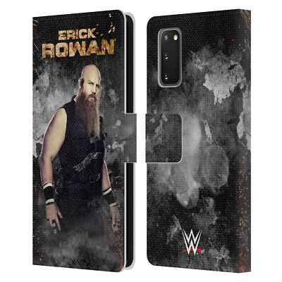 OFFIZIELLE WWE ERICK ROWAN BRIEFTASCHE HUELLE AUS LEDER FÜR SAMSUNG HANDYS 2