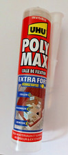 UHU Polymax Extra Forte - SMP Adesivo Fissante per Incollare, Assemblare Trasparente